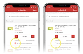 Safeway Grocery pickup app