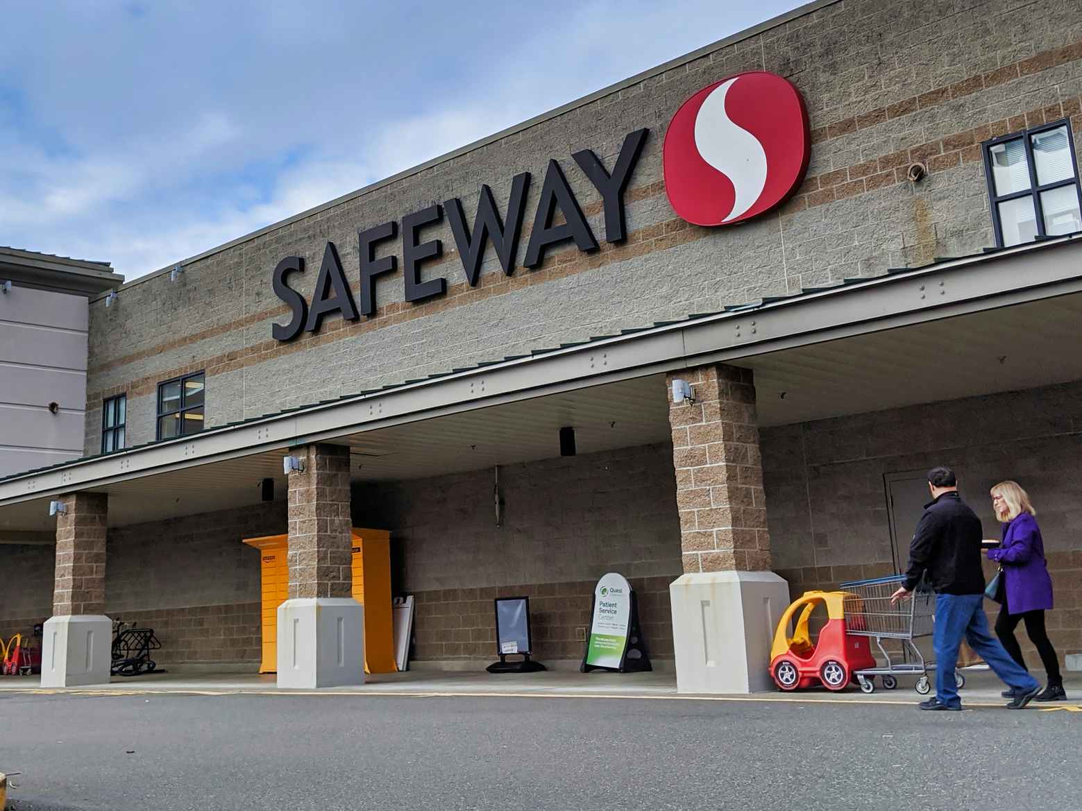 The exterior of a Safeway store