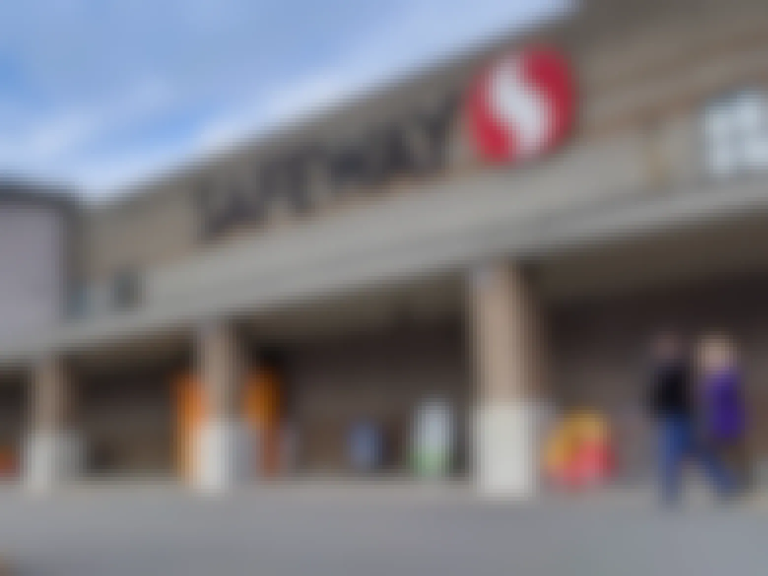 The exterior of a Safeway store