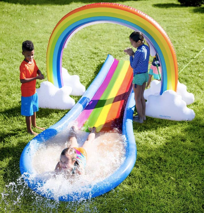 hearthsong inflatable water slide