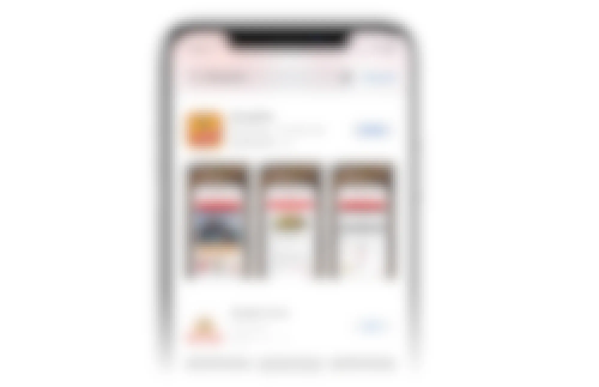 phone screen showing shoprite app in app store with open button to the right