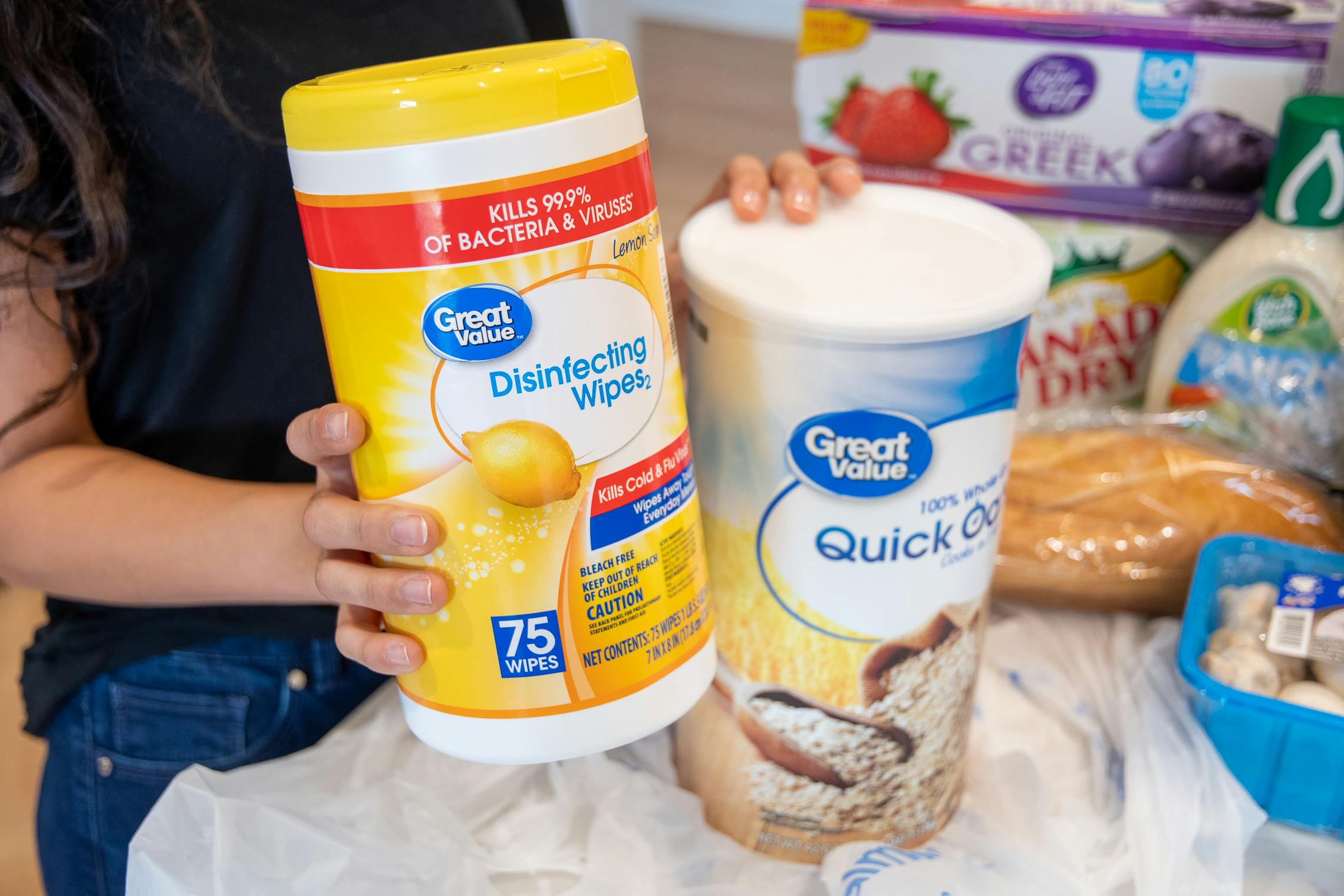 Walmart great value products