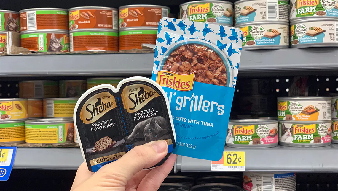 Purina Sheba Wet And Dry Cat Food As Low As 0 36 At Walmart The Krazy Coupon Lady