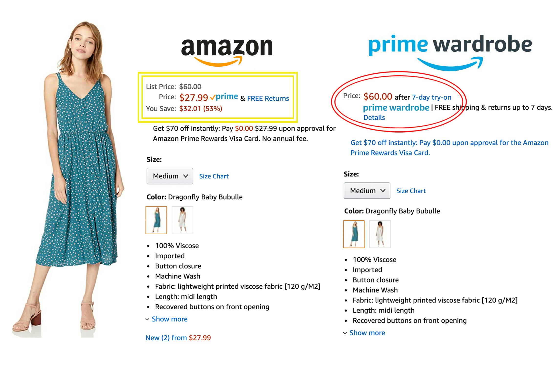 amazon shipping dress