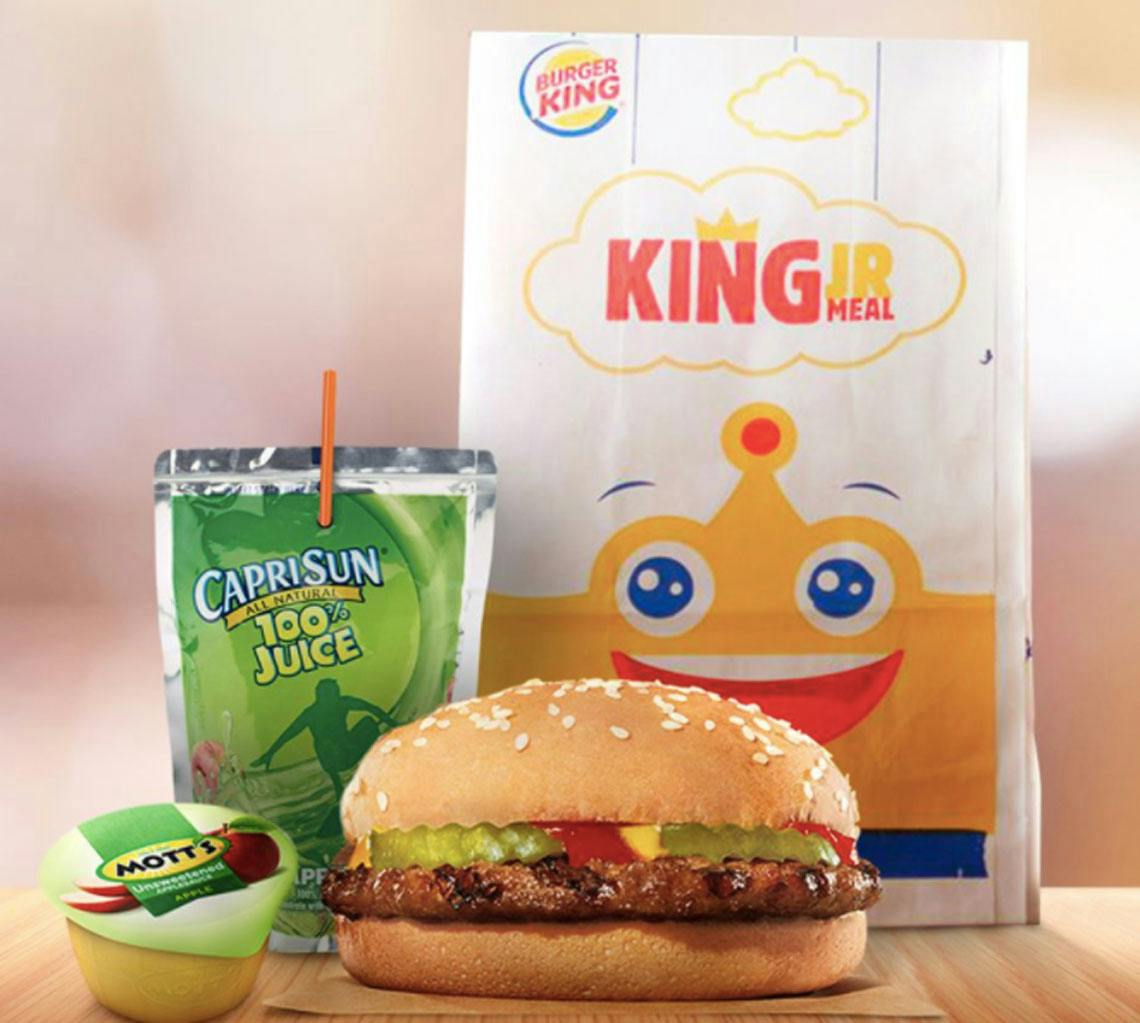 happy meal at burger king