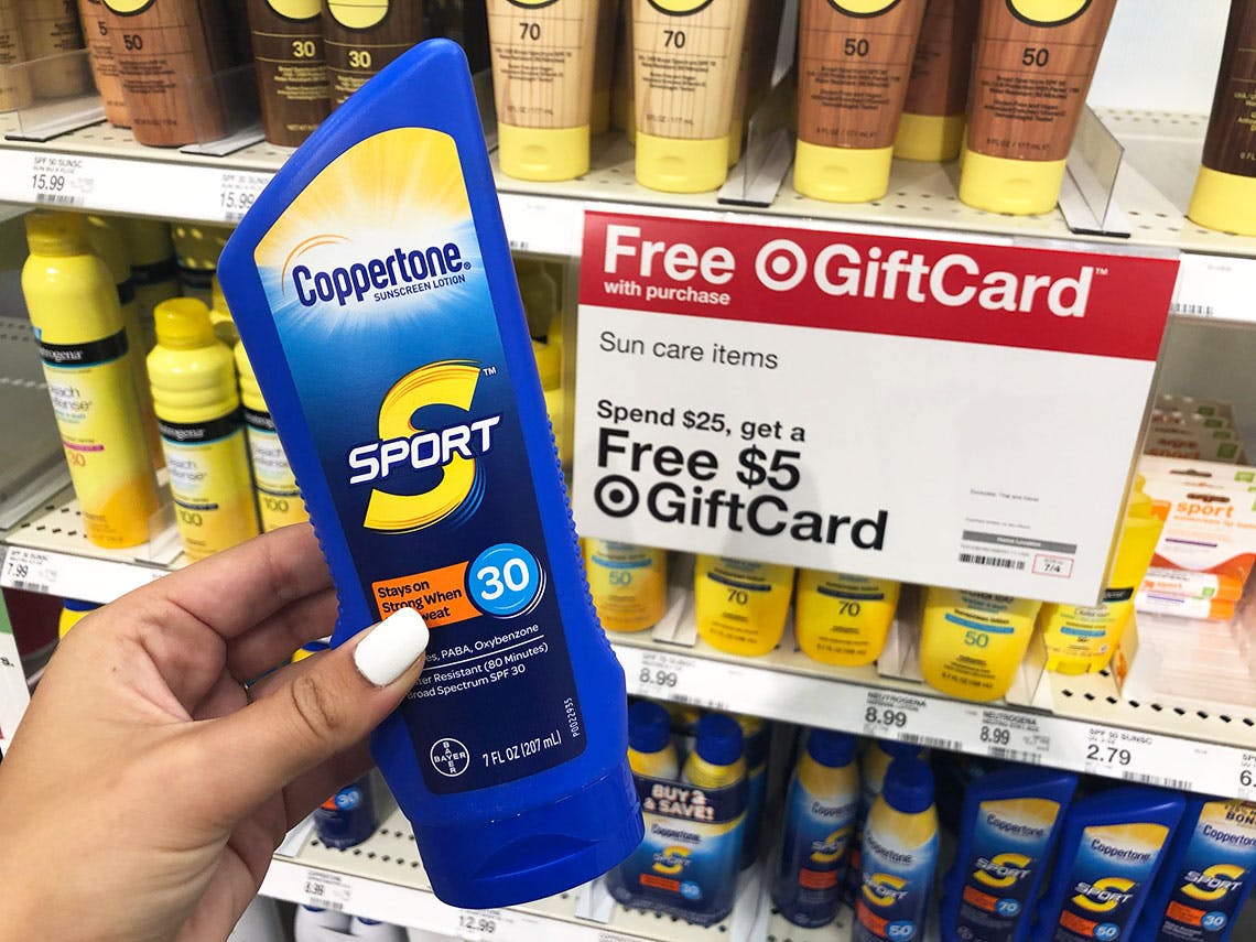 Coppertone Sunscreen, Only 3.24 at Target The Krazy Coupon Lady