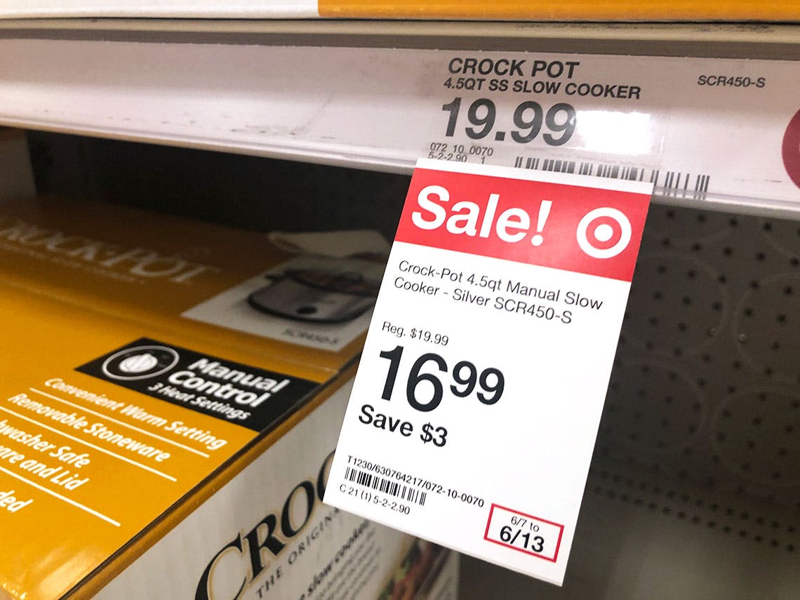 4.5-Quart Crock Pot, Just $16 at Target - The Krazy Coupon Lady