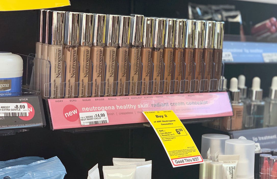 neutrogena healthy skin radiant cream concealer