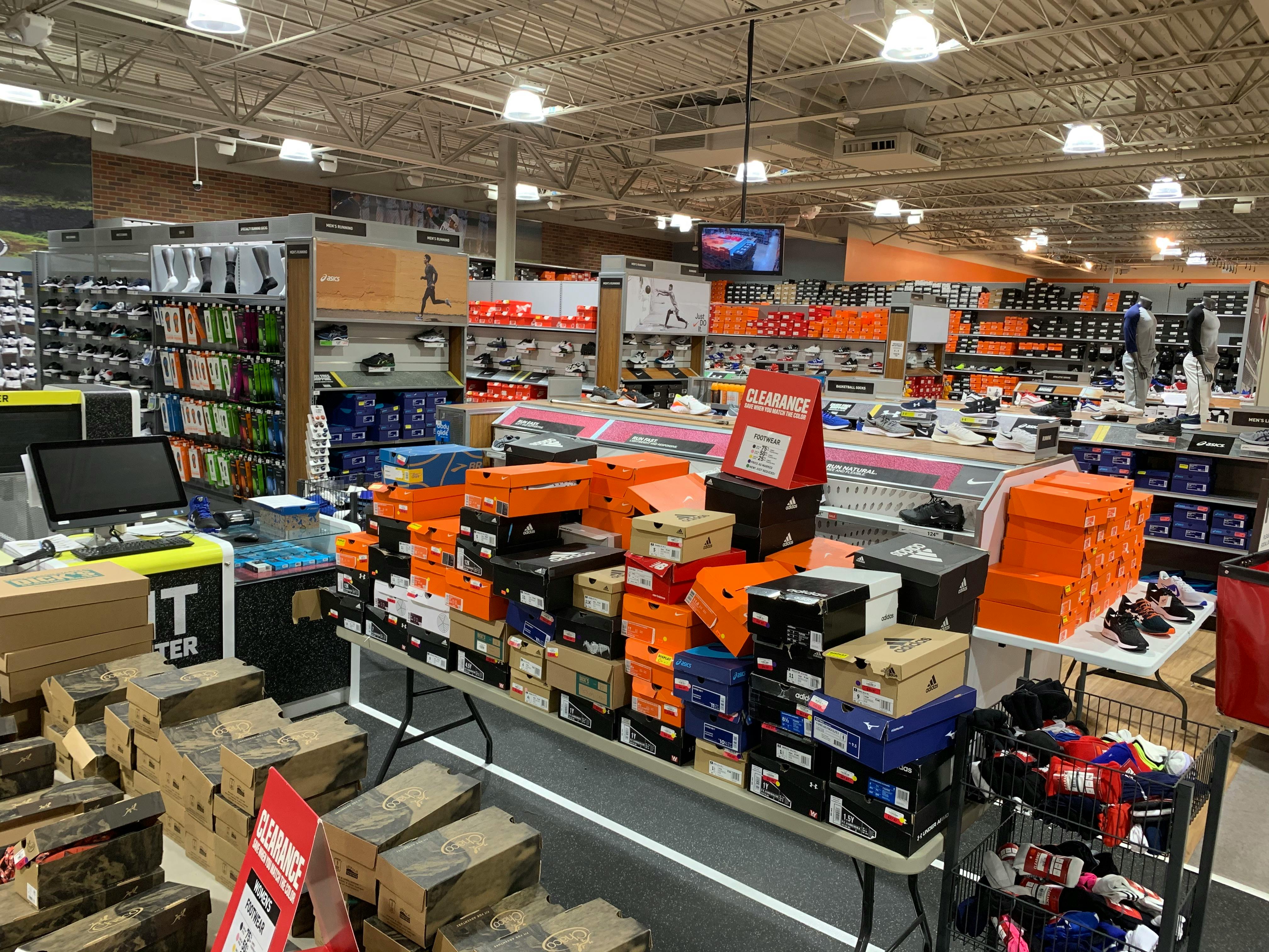 Dicks Sporting Goods Clearance Has Taken Over The Newly Reopened Store The Krazy Coupon Lady