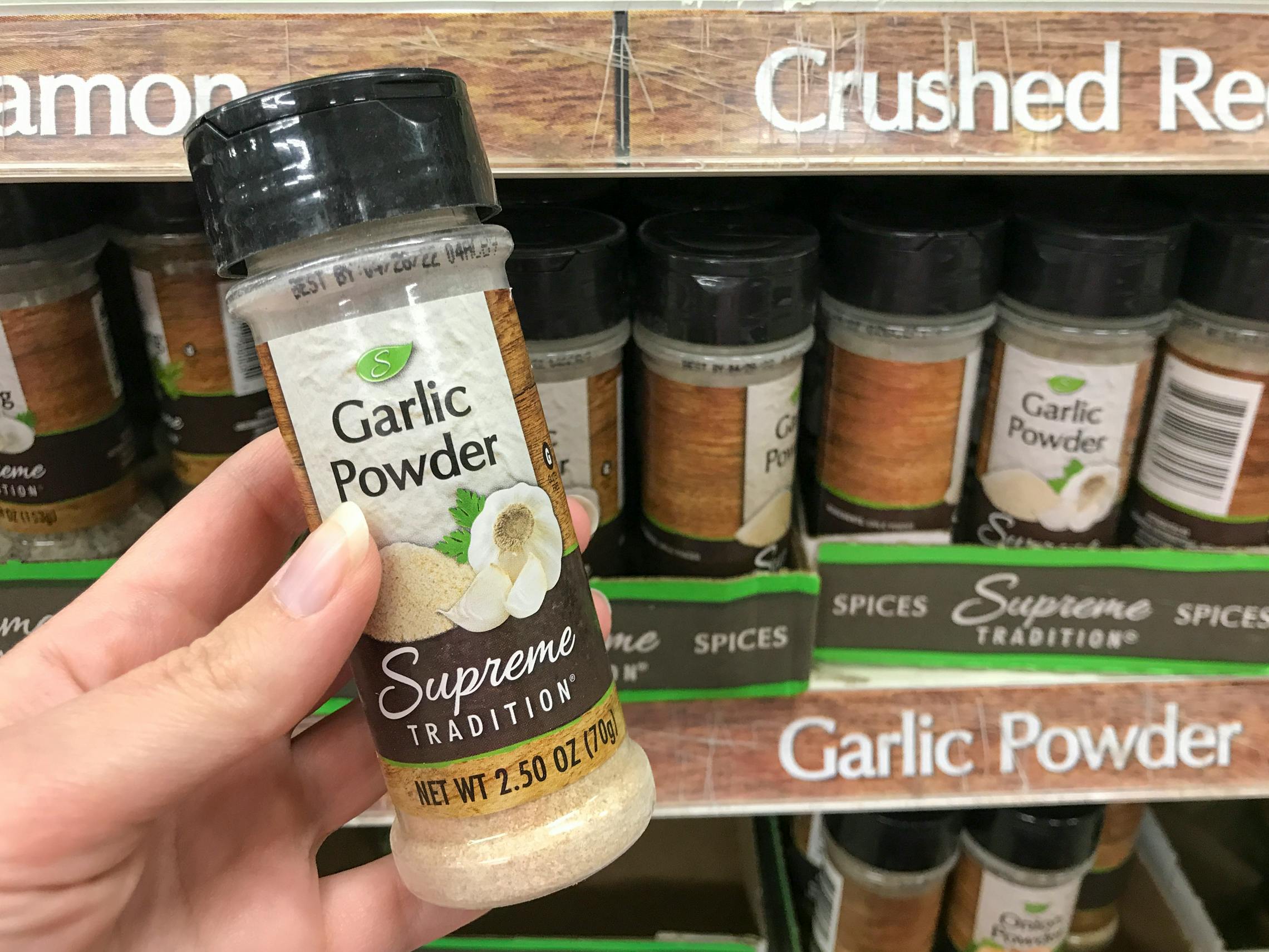 Garlic powder at Dollar Tree