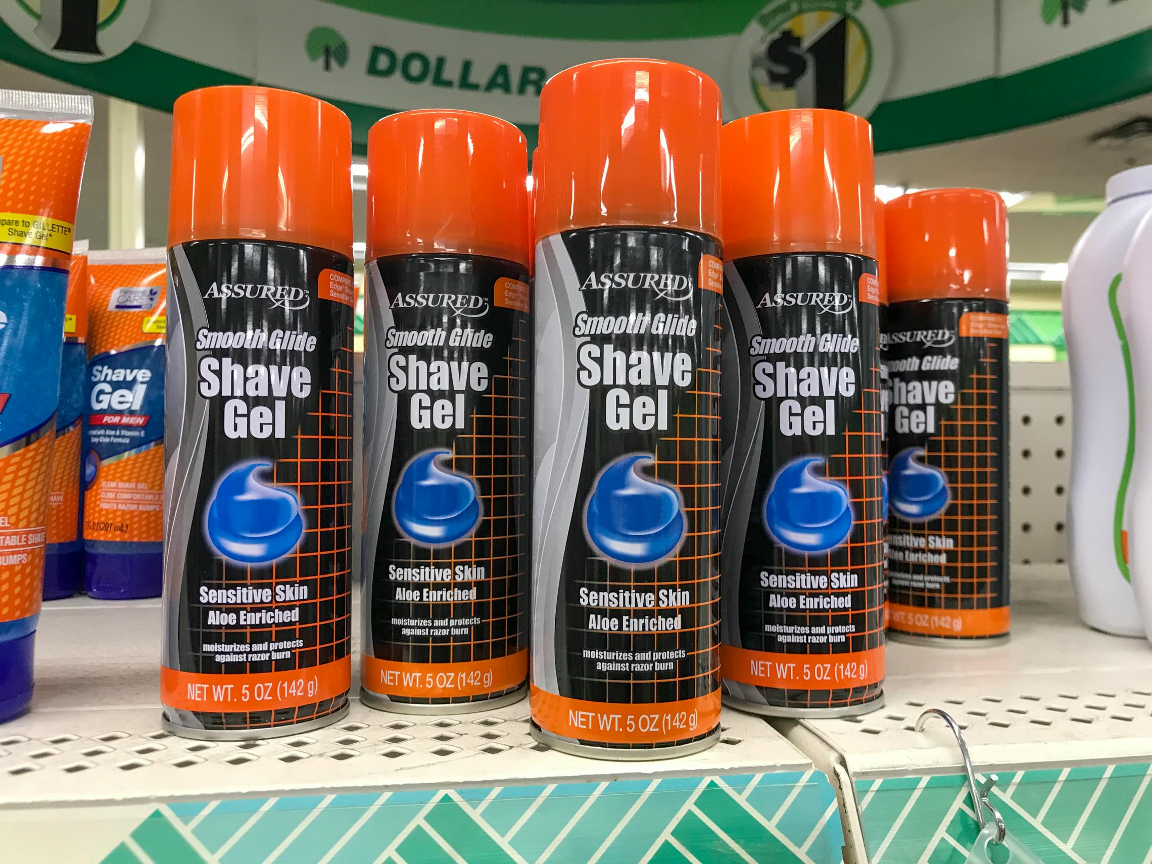 Shave Gel at Dollar Tree