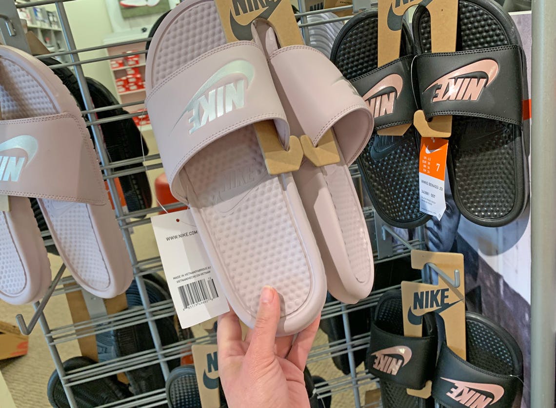 jcpenney nike slides womens