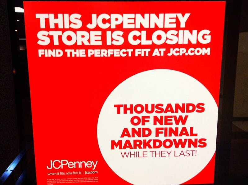 Store closing sales underway at many JCPenney locations