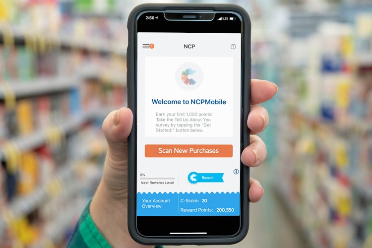 NCP Mobile app on a cell phone