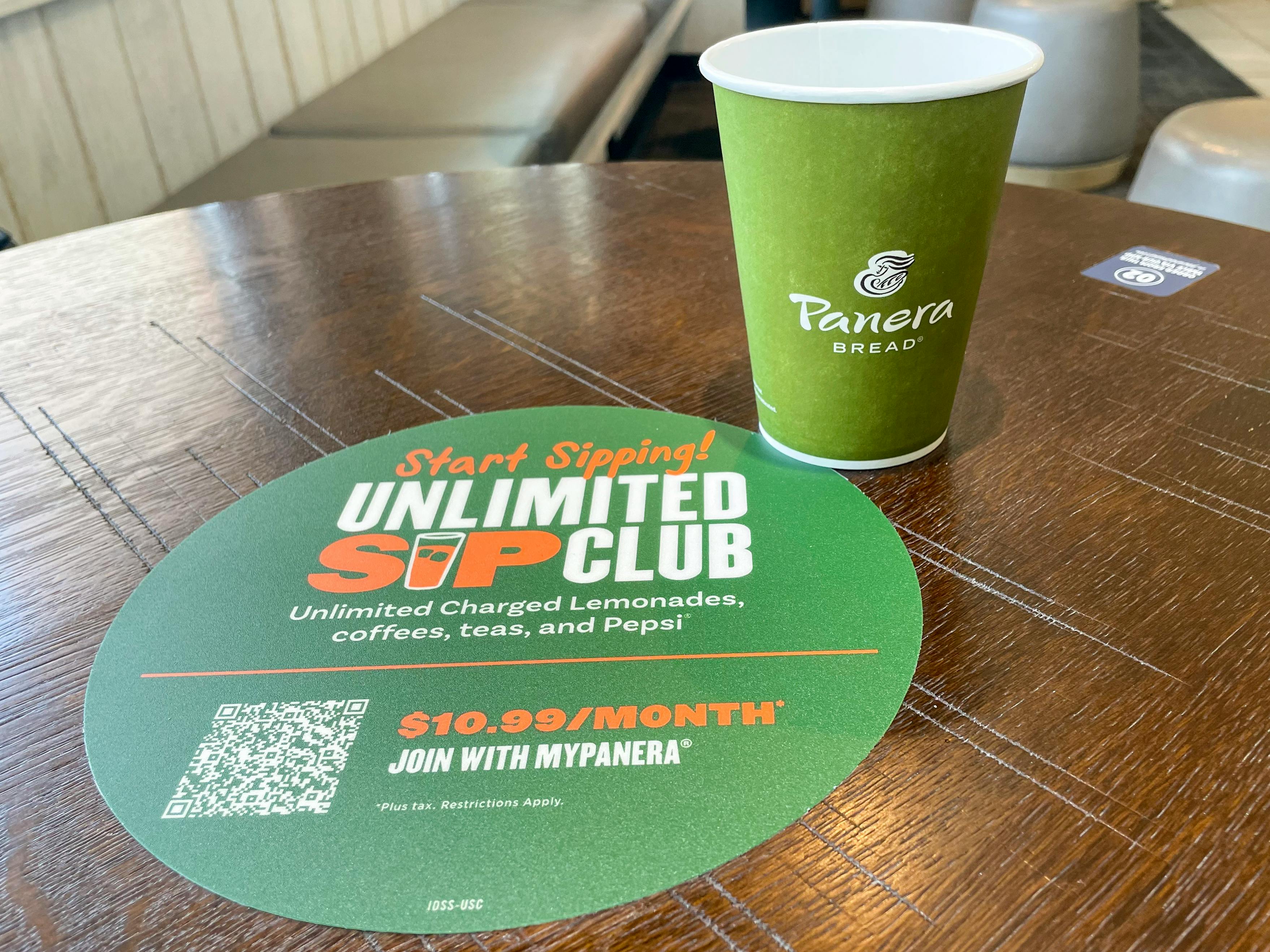 Get a Free Month of Unlimited Panera Drinks on Cyber Monday
