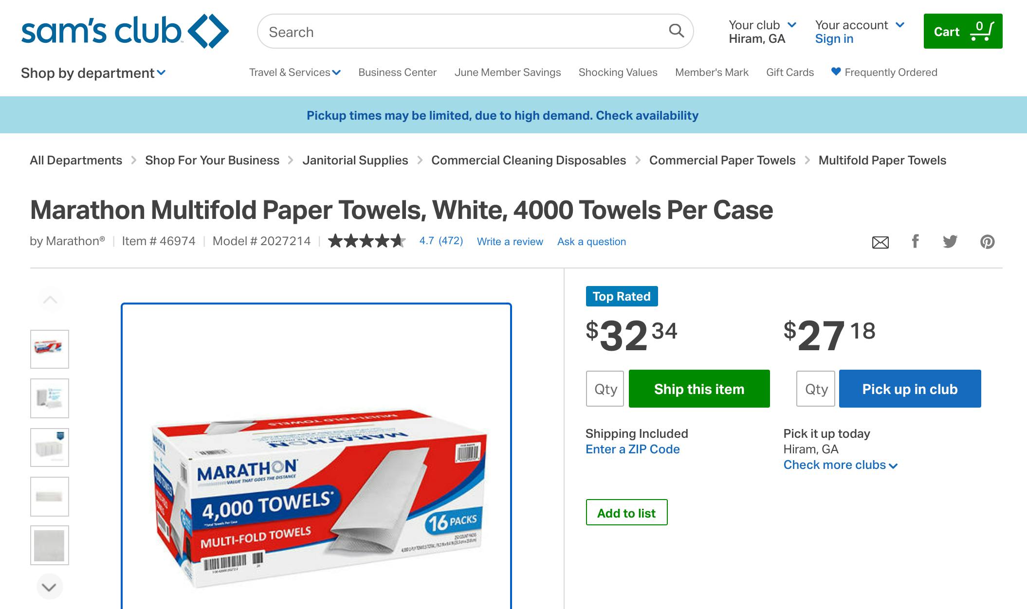 Sam's Club Now Has Curbside Pickup — Everywhere - The ...