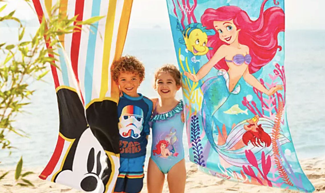 character beach towels