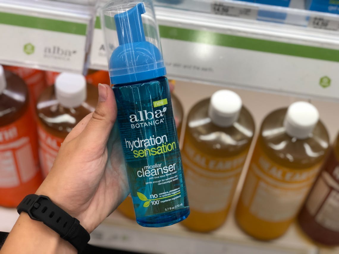 alba botanica hydration sensation micellar cleanser