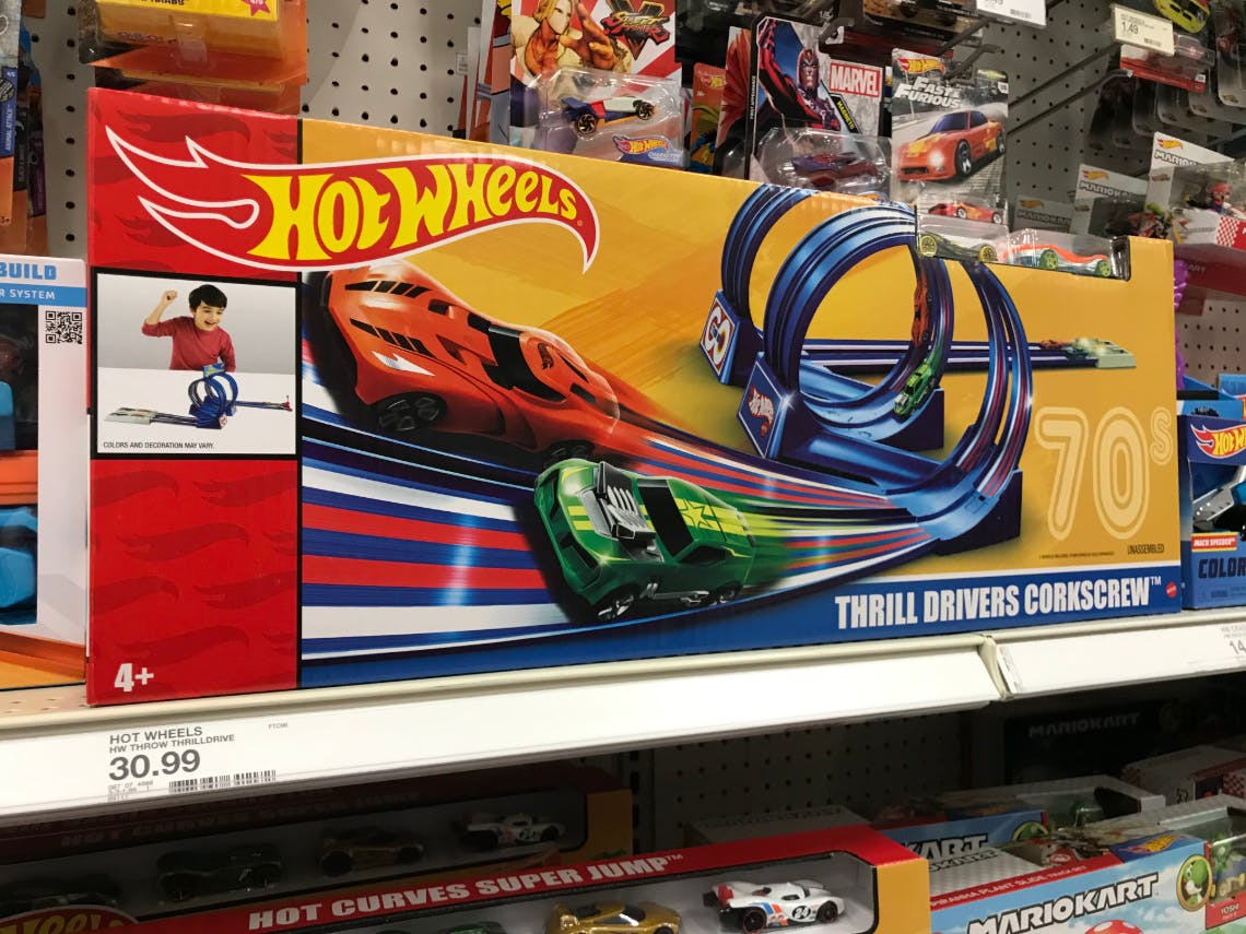 target hot wheels corkscrew