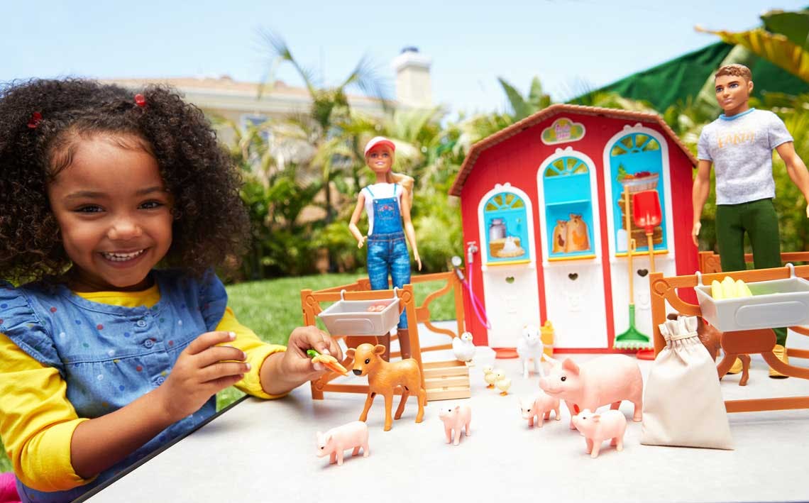 barbie farm set