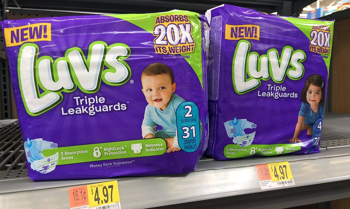 luvs diapers walmart