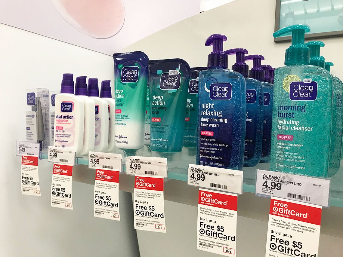 clean and clear face wash target
