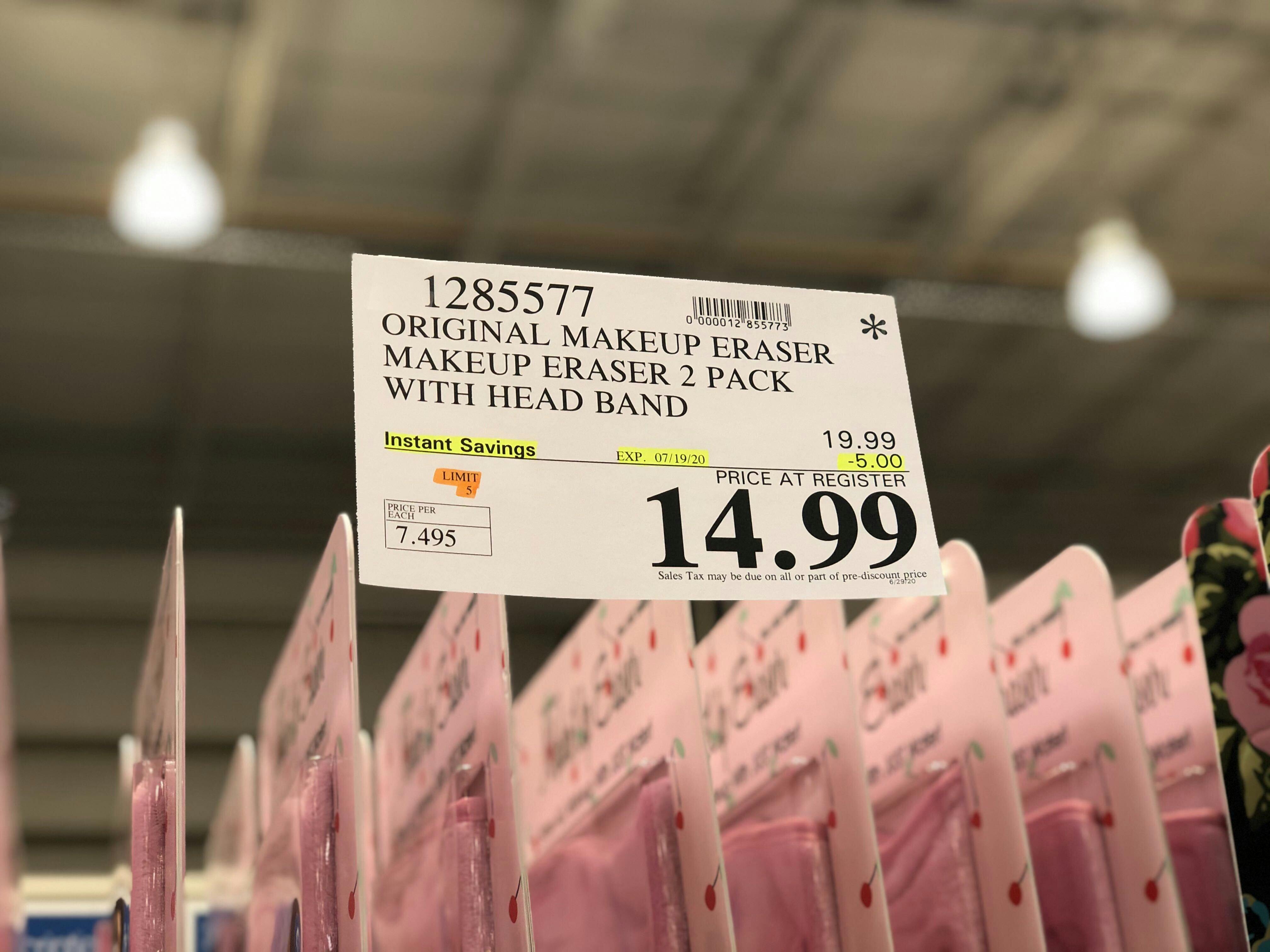 costco makeup eraser set