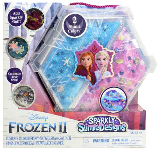 kohls Disney's Frozen 2 Sparkly Slimie Designs Set stock image 2020