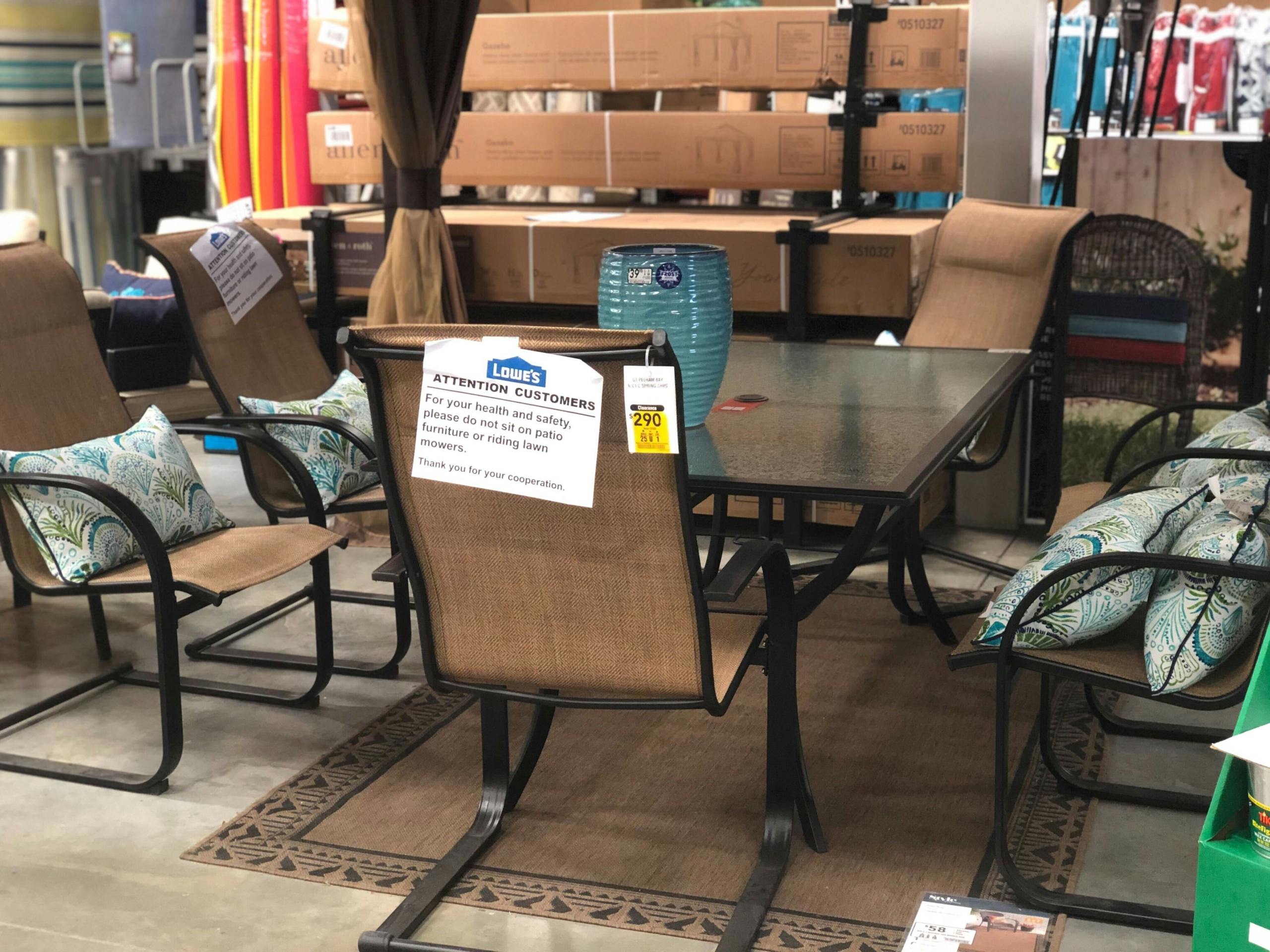 Patio Furniture Clearance Has Started At Lowe S The Krazy Coupon Lady