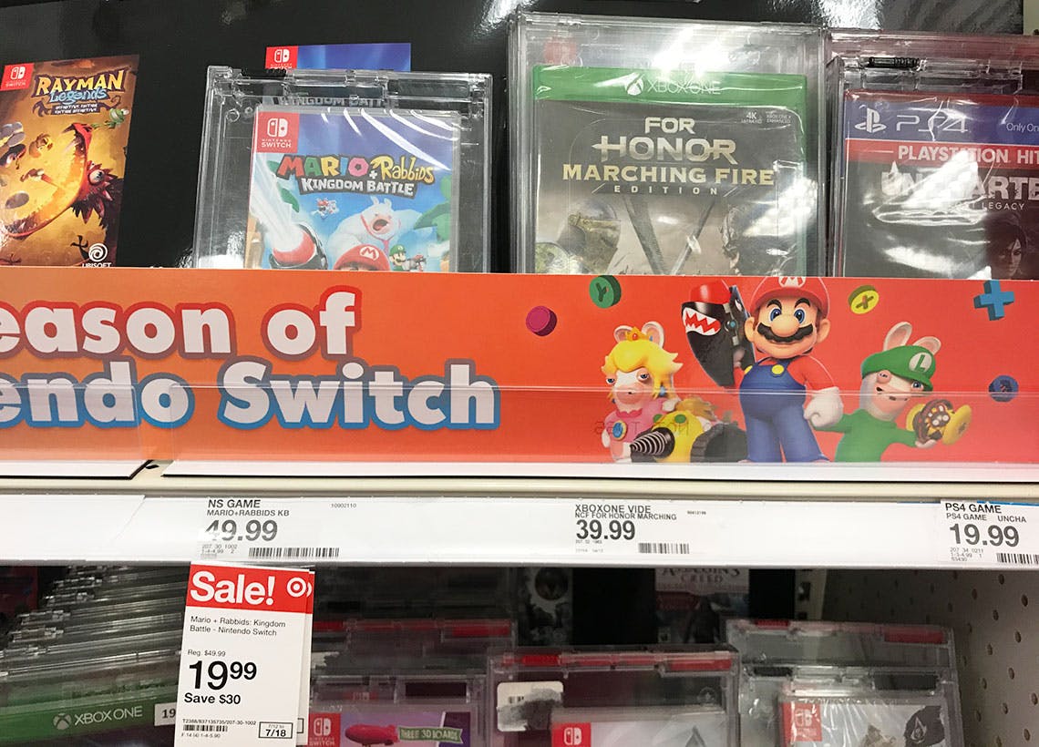 target nintendo switch games sale