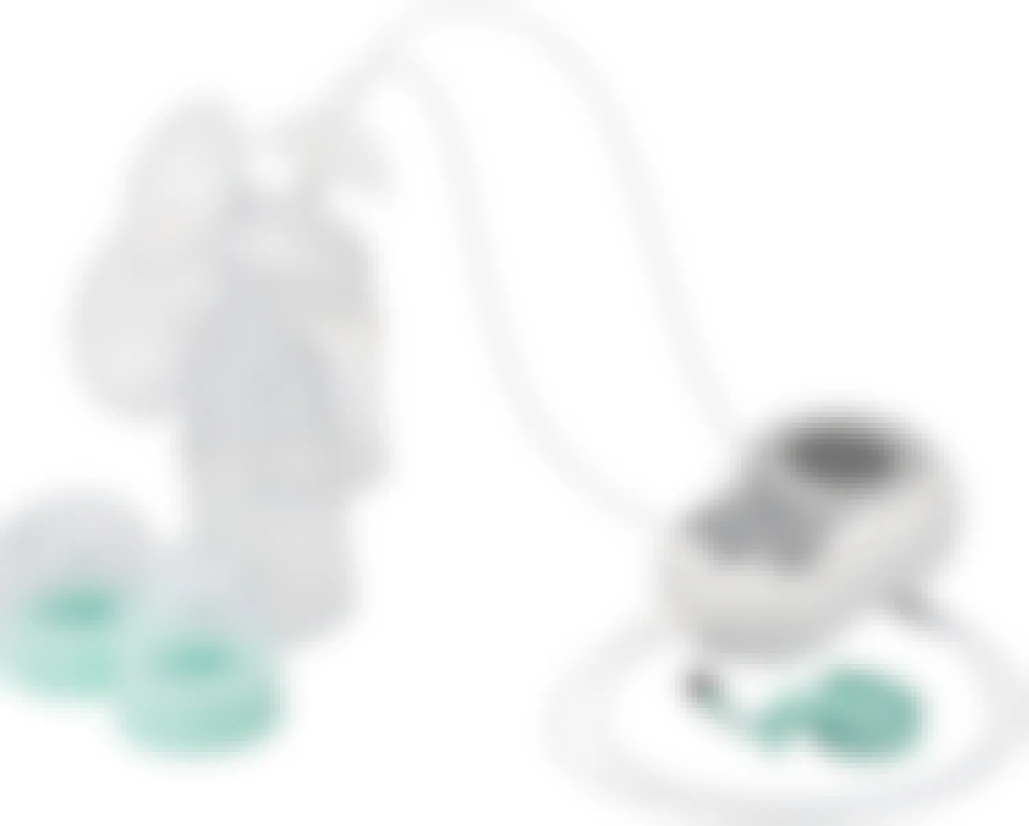 A Motif Duo breast pump on a white background.