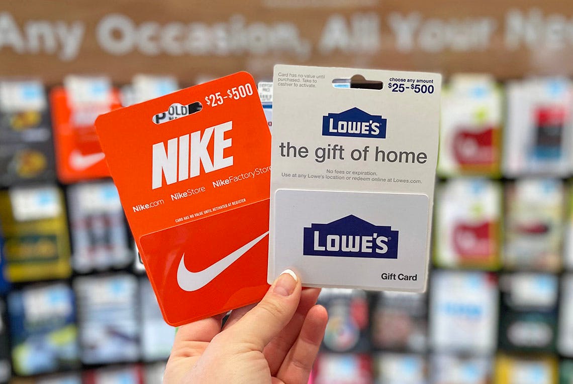 what retailers sell lululemon gift cards