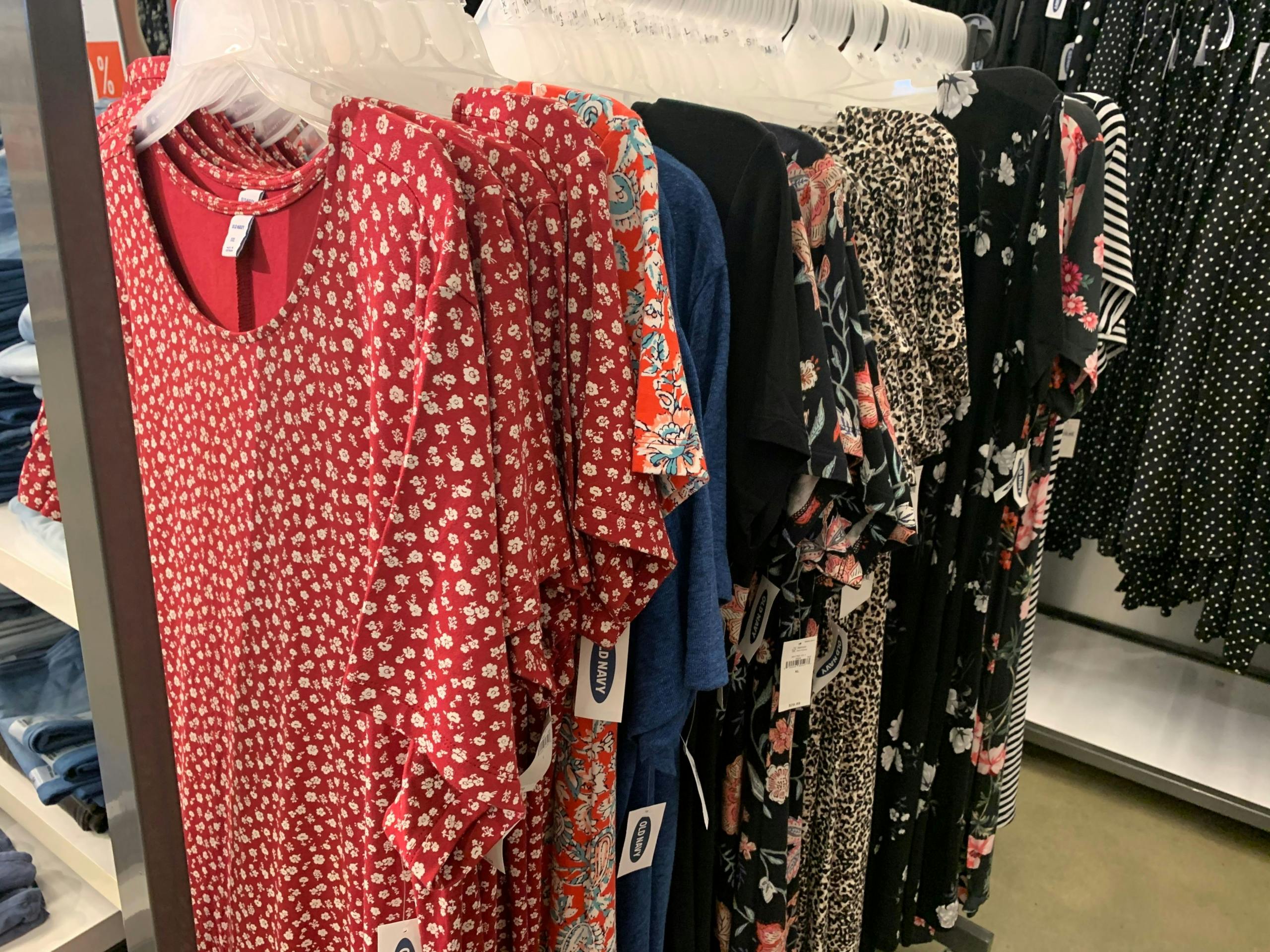 old navy dress sale in store