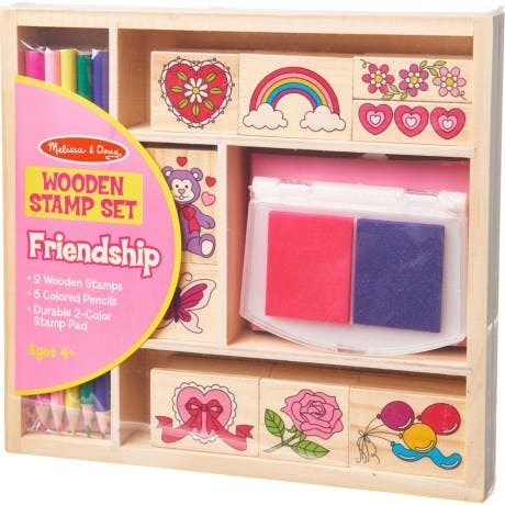 melissa and doug friendship stamp set