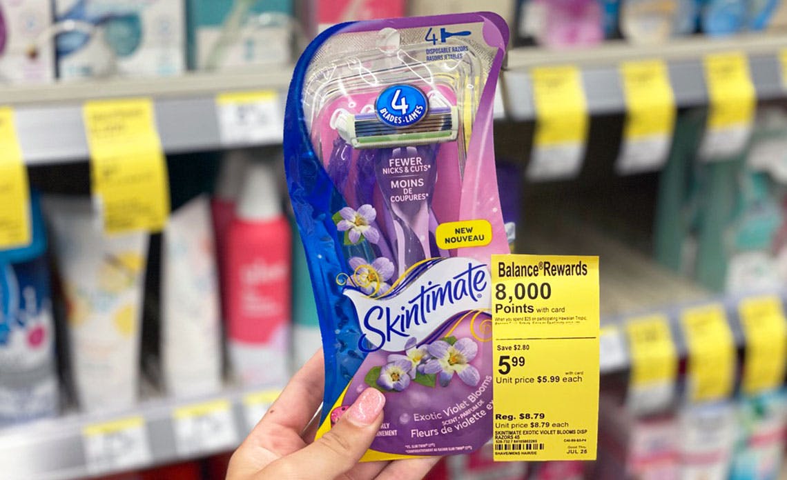 Schick & Skintimate Razors, as Low as 0.24 at Walgreens The Krazy