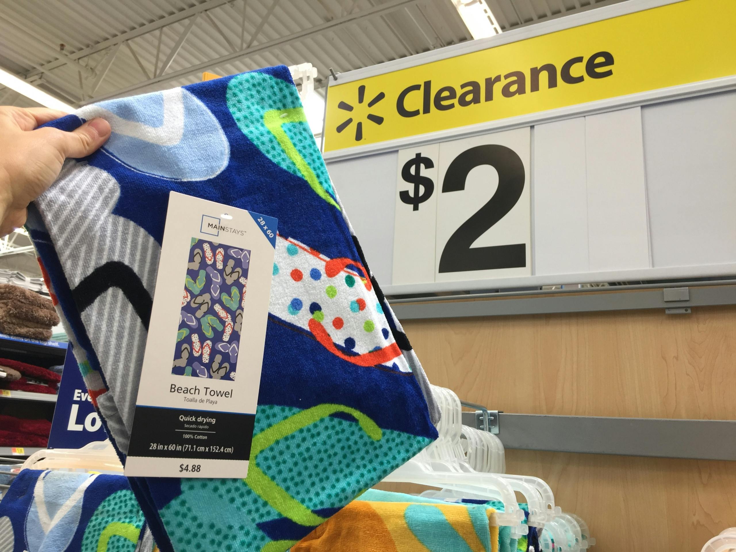 cotton beach towels clearance