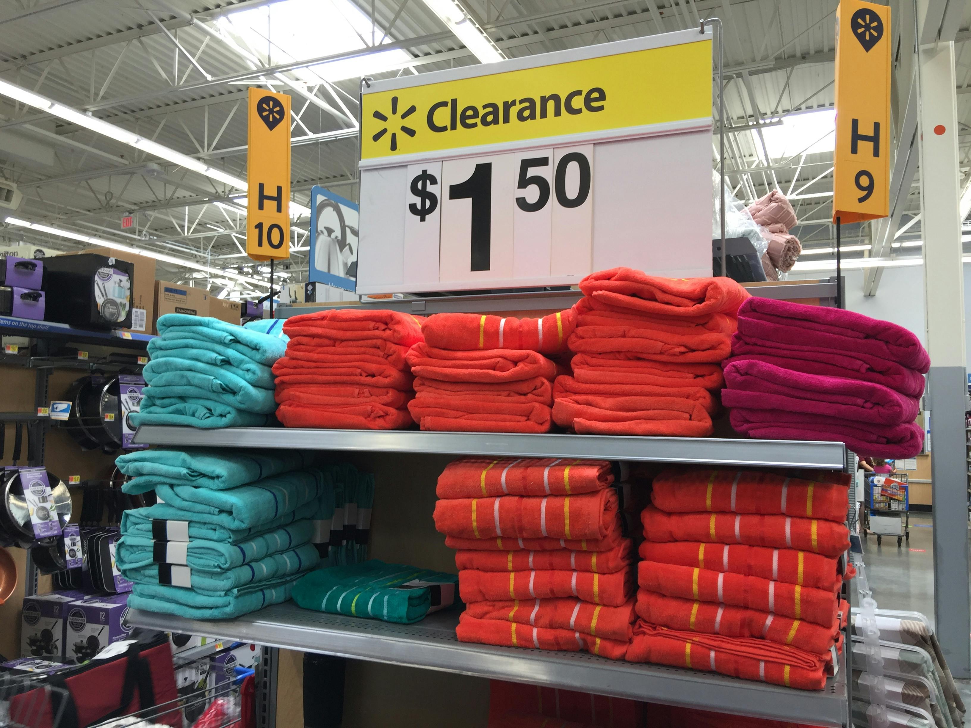 clearance towels