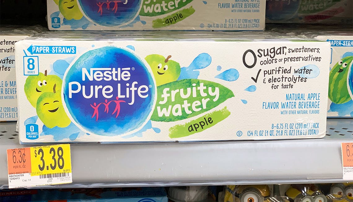 Nestle Pure Life Fruity Water, 1.48 at Walmart (Reg. 3.48) The