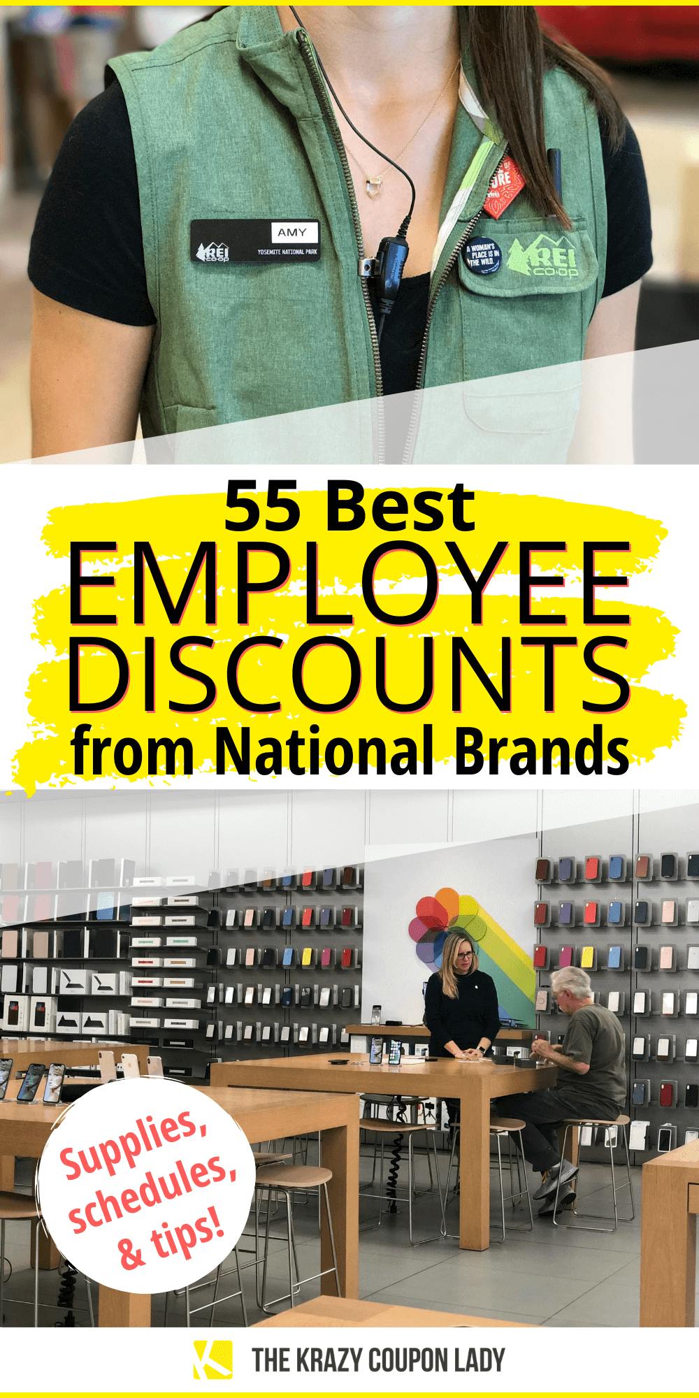 55 Best Employee Discounts from National Brands