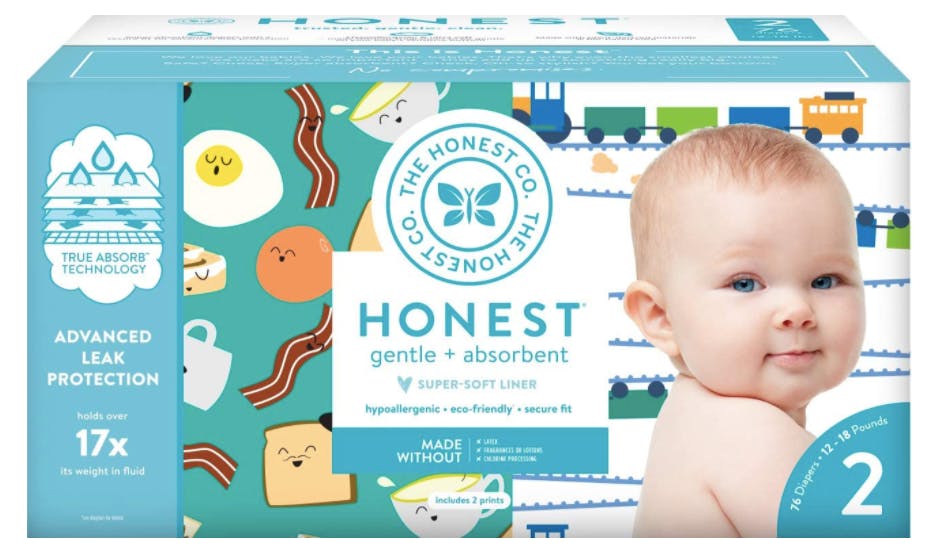 size 4 honest diapers weight