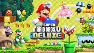 super mario bros U deluxe poster from nintendo