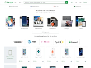 home page swappa