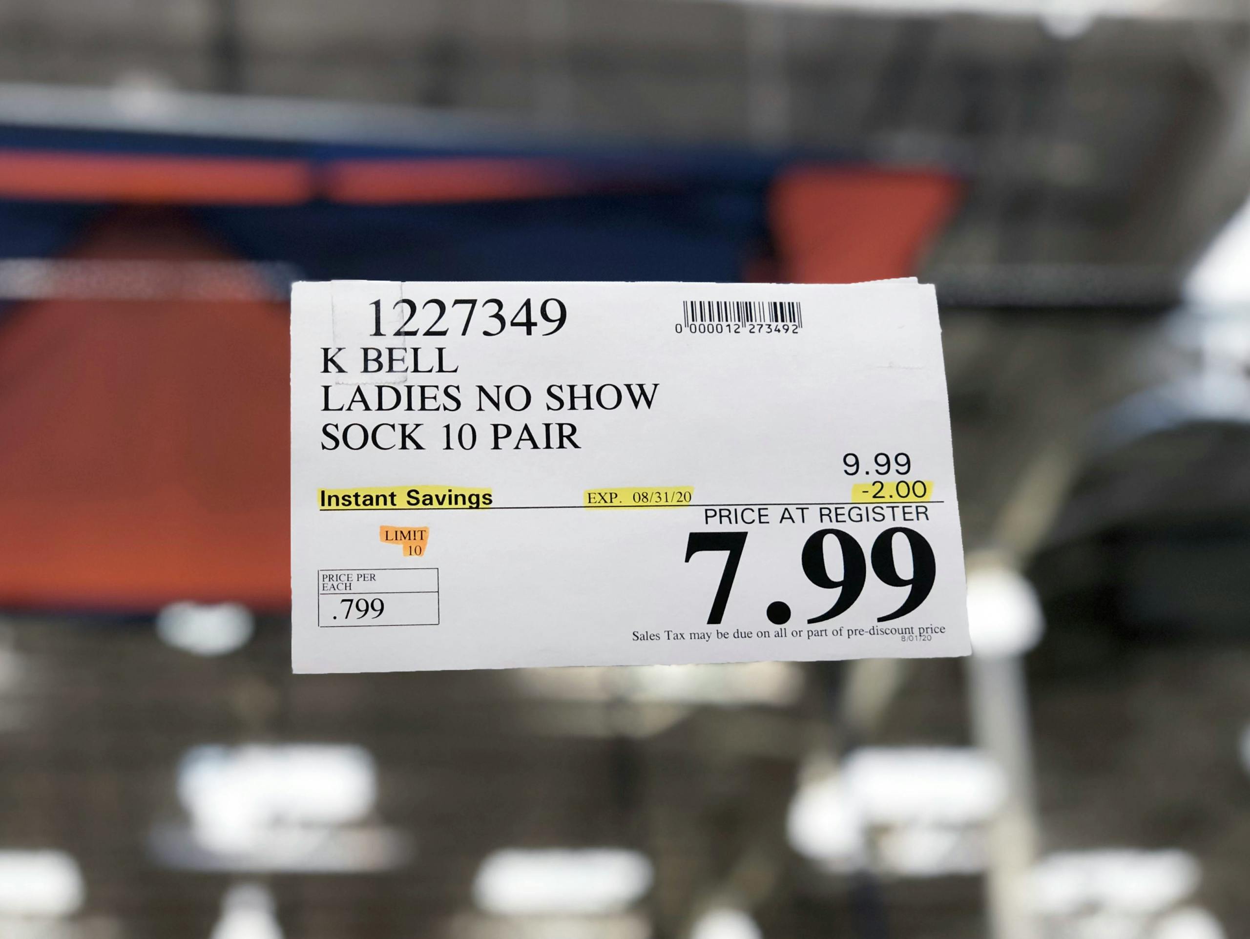 kb no show socks
