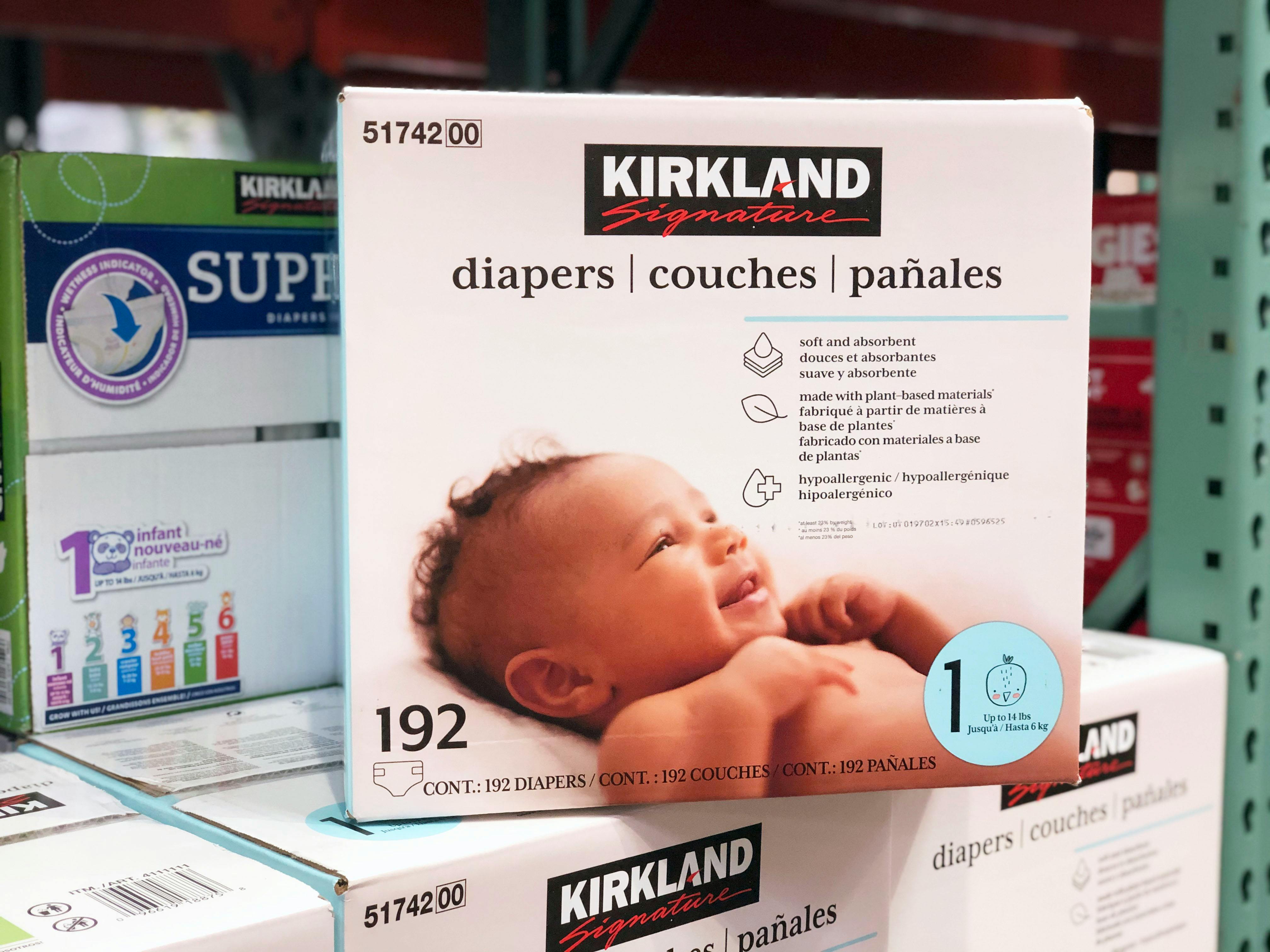 $7.50 Off Kirkland Signature Diapers 