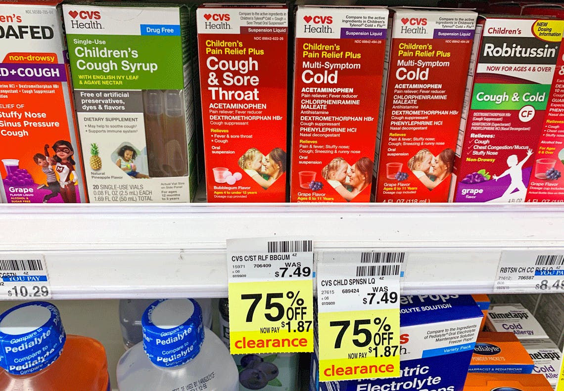 Clearance Alert: 75% Off Cold & Cough Medicine at CVS ...