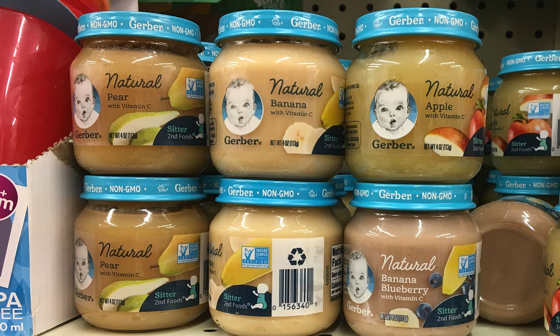 gerber natural baby food