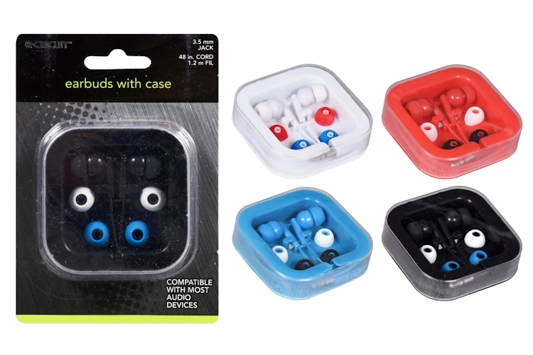 screenshot of earbuds from dollartree.com.