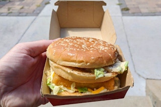 McDolands surf and turf secret menu fish burger