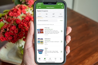 Publix app digital coupons on an iphone