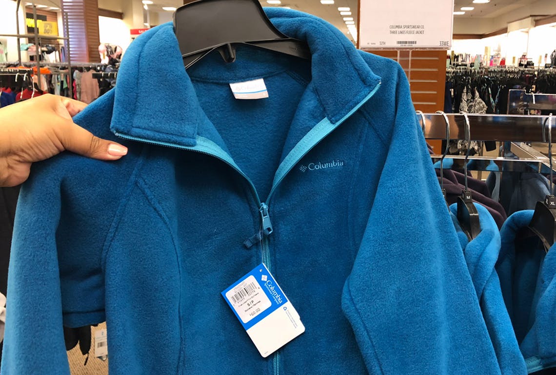 jcpenney columbia fleece jacket